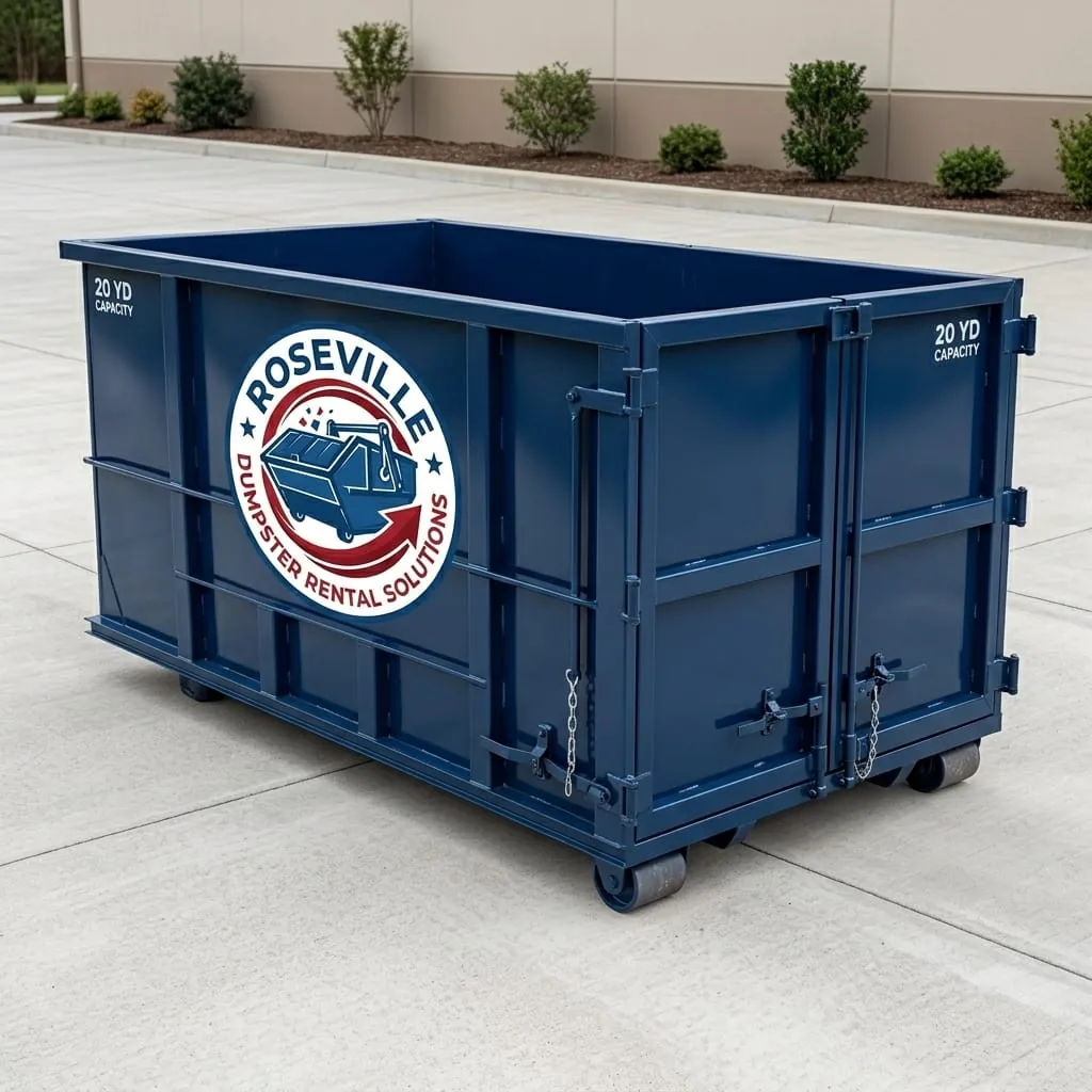 Low-sided roll-off container for concrete and heavy debris in Roseville, Michigan Low-sided roll-off container for concrete and heavy debris in Roseville, Michigan